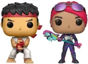 Street Fighter x Fortnite - Ryu & Brite Bomber Pop! Vinyl, 2 Pack