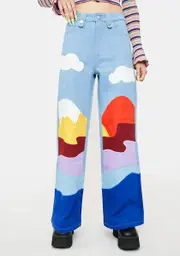[Current Mood] On The Horizon Wide Leg Jeans