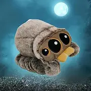 enttgo New 2024 Cute Jumping Spider Plush Toy Spider Stuffed Animals Soft Spider Plushie Halloween for Kids Anime Fans Adults Children