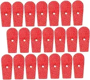 UPKOCH 90Pcs Piano Tuning Rope Heads Durable PU Leather Piano Key Tools for Students Easy to Use for Tuning and Maintenance