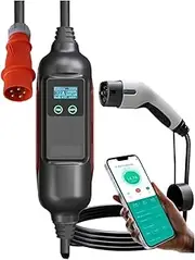 Type2 22KW 32A 3Phase Portable EV Charger EVSE Charging Cable 5m CEE Plug Charging Station for Electric Car(22KW 32A 3Phase)
