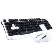 Keyboard Mouse Combos,Waterproof Multimedia 2.4GHz Wireless Gaming Keyboard w...