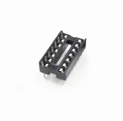 50PCS 14pin DIP IC Socket Adaptor Solder Type Socket Pitch Dual Wipe Contact NEW