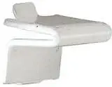 Kv Shelf Support Clips with Cushion (Bag of 20) Brass,zink,white,almond,walnut (