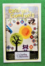 Creature Comforts Quilt Pattern Carolina Patchworks Emily Cier 60" x 60" c2010