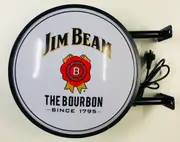 Jim Beam Bourbon Beer Bar Lighting Wall Sign Light LED