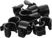 ERINGOGO 20pcs Cable Clips for Microphone Stands Pole Mount Cable Holders Lightweight and Portable for Live Streaming and Recording