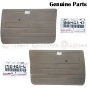 Genuine LandCruiser 70 Series HZJ FZJ FJ BJ Front LH RH Door Trim Light Oak Set