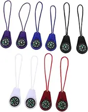 GALPADA 10pcs Portable Mini Compass: Kid Compass Bulk with Lanyard Navigation Tool for Hiking Camping Outdoor Adventure Backpacking and Survival Kits