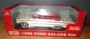 1/18 SUN STAR 1963 FORD GALAXIE 500 CONVERTIBLE XL WHITE #1451 AS NEW OLD STOCK