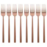 Argon Tableware Stainless Steel Dinner Forks - 19.5cm - Pack of 8