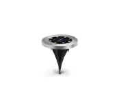 NOVBJECT 12PCS Solar Powered 8LED Buried Inground Recessed Light Garden Outdoor Path
