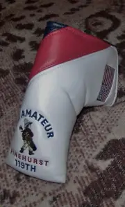 NEW PRG Magnetic Blade Putter Head Cover PINEHURST GOLF CLUB 119th U.S. AMATEUR