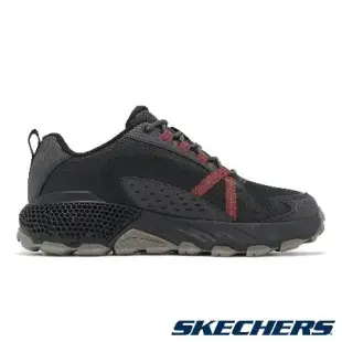 Skechers 戶外鞋 3D Max Protect 男鞋 黑 紅 防潑水 避震 抓地 記憶鞋墊 郊山 健走 登山鞋 237401BKRD