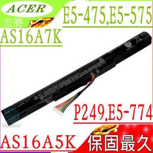 ACER AS16A5K 電池–宏碁 AS16A7K,AS16A8K,E5-575,E5-774G,E5-475G,F5-573G,F5-573T,TMP249