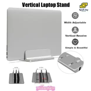 Vertical Laptop Stand Double Desktop Stand Holder with Adjus