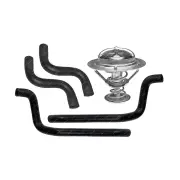 Gates Thermostat + Radiator Hose Heater Hose for Mitsubishi Pajero NJ NK 82 Deg