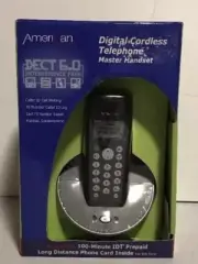 American Telecom DECT 6.0 DIGITAL CORDLESS TELEPHONE MASTER HANDSET NEW