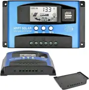 MPPT 30A LCD Auto Solar Panel Battery Charge Controller Regulator 12V 24V AU