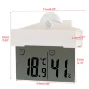 Thermometer LCD Digital Hydrometer Indoor Outdoor Weather Station Suction AOS