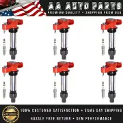 6 Energy Ignition Coil & NGK Ruthenium Spark Plug for Saturn Aura 3.6L V6 UF569