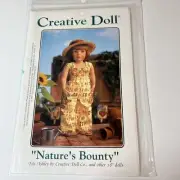 Creative Doll Clothes Pattern "Nature's Bounty" Overalls For 18" Doll Ashley