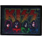 Kiss Faces Icons Sew Iron On Patch Official Rock Band Merch