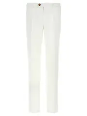 [Brunello Cucinelli] Brunello Cucinelli-Chinos Pantaloni Bianco-Uomo 54IT White