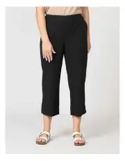 [Fella Hamilton] Cable Beach Relaxed Capri Pant in Black