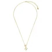 LUXURY LETTERS N INITIAL PENDANT GOLD