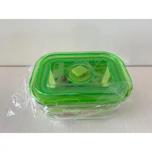 現貨全新 康寧sanpware 耐熱玻璃 長方型分隔保鮮盒990ml 附餐具