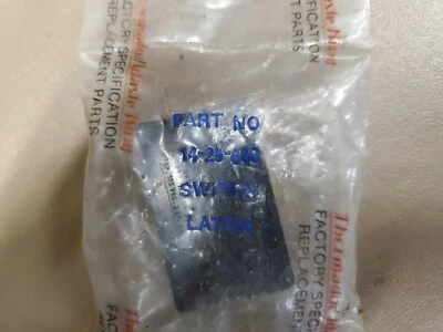 GENUINE NEW THERMADOR SWITCH-LATCH, P# 00414531/414531/14-29-638: MCM, MCB, MB