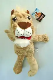 Bret Amazzeing and Maurice 17” Lion Hand Puppet Plush Brown NWT