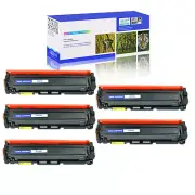 5PK CF410A 477A Black Toner Cart For HP LaserJet M477fnw M477fdn M477fdw M477
