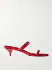 [ST. AGNI] ST. AGNI - Leather Sandals - Red - IT38 IT 38 Red