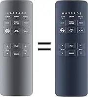 New Replacement RF258B Adjustable Bed Remote Control Compatible with Beautyrest SmartMotion 2.0 Serta Motion Plus Ergomotion Massage TEMPUR-Pedic JLDK.27.03.06 RF258B