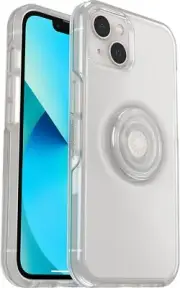 Otterbox Iphone 13 Otter+Pop Symmetry Series Clear Case Slim Raised Edges- Clear