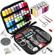 OKOMER Sewing Kit, Sewing Supplies, Sewing Kit for Adults, Needle and Thread Kit, Small Mini Sewing Kit, Travel, Basic,Beginner Sew Kit, Contains Sewing Needles, Needle Threaders, Sewing Thread etc(M)