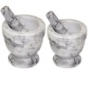Integra Grey Marble Mortar & Pestle - 12cm