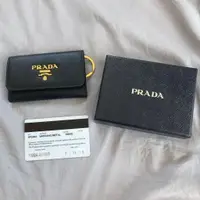 在飛比找蝦皮購物優惠-PRADA 短夾 Saffiano皮革 日本直送 二手