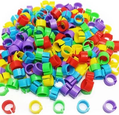 200Pcs 8Mm Coturnix Quail Leg Bands Baby Chick Leg Bands Pigeon Bands Chicken Le