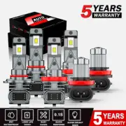 For Nissan Rogue 2008-2013 6000K LED Headlight Hi/Lo Beam + Fog Light Bulbs Kit (for: Subaru)