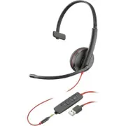 10/Pack Poly Blackwire 3215 USB Type-A Corded Monaural UC Headset 209746-101 NEW