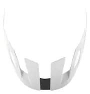 Fox Racing Flux Conduit MTB Helmet Visor/Peak White/Black