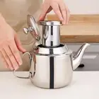 1.4L Stainless Steel Teapot Portable with Infuser for Camping Home Kitchen