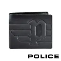 在飛比找momo購物網優惠-【POLICE】頂級NAPPA小牛皮4卡零錢袋男用皮夾 ST
