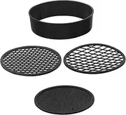 Luxshiny 3pcs Soil Sieve Fine Mesh for Gardening Handheld Strainer for Sifting Soil Sand and Rocks for Science Experiments and Classroom Use