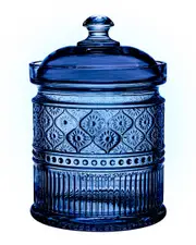 Godinger Claro Blue Small Canister