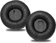 ECSiNG 1 Pair Ear Pads Compatible with JBL T500BT T450BT TUNE600BTNC Headphones Protein Leather Foam Replacement Soft Comfortable Ear Cushions Black