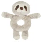 Ganz Dawdles Sloth Plush Rattle, 7"